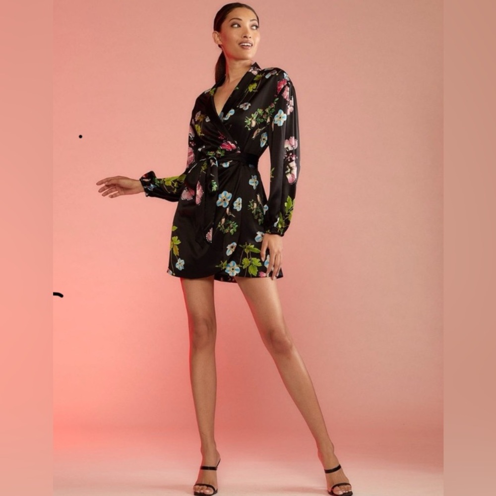 Cynthia Rowley Perineal Silk Dress - Picture 2 of 5
